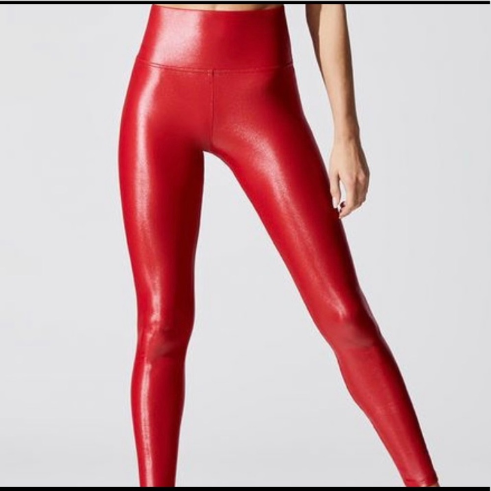 Red Carbon38 Takara shine leggings medium